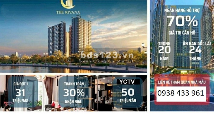 Căn hộ 3 mặt view sông Sài Gòn. Tổ ấm hoàn mỹ bên sông Sài Gòn The Rivana