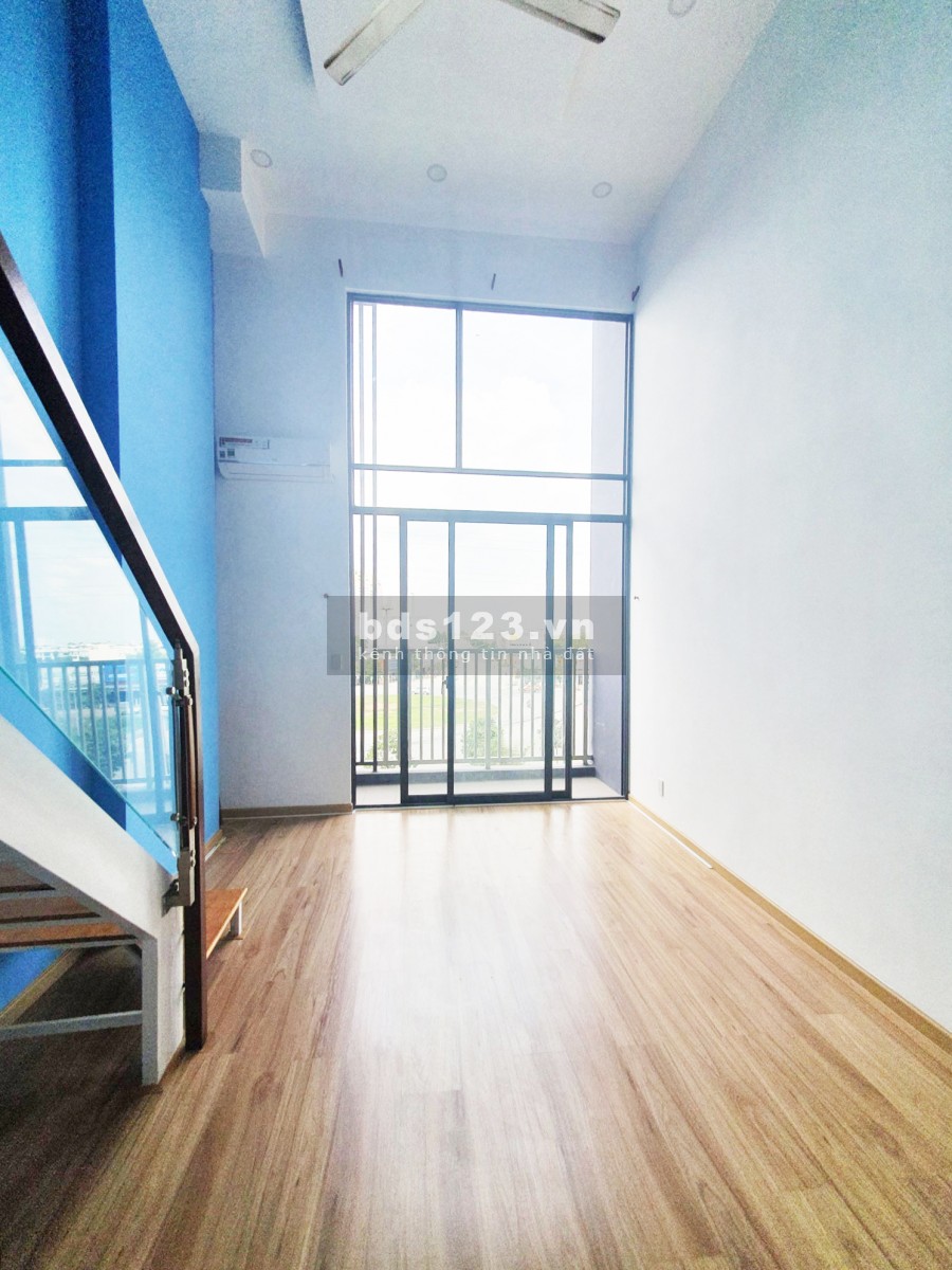 Căn hộ Q9 1PN 50m² thiết kế cực bắt mắt, có sẵn máy lạnh, hệ thống bếp