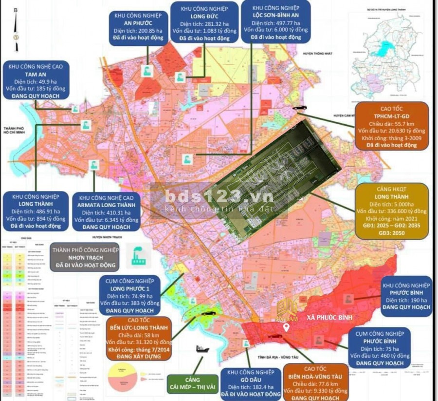 Kênh đầu tư an toàn, đất Long Thành giá tốt nhất