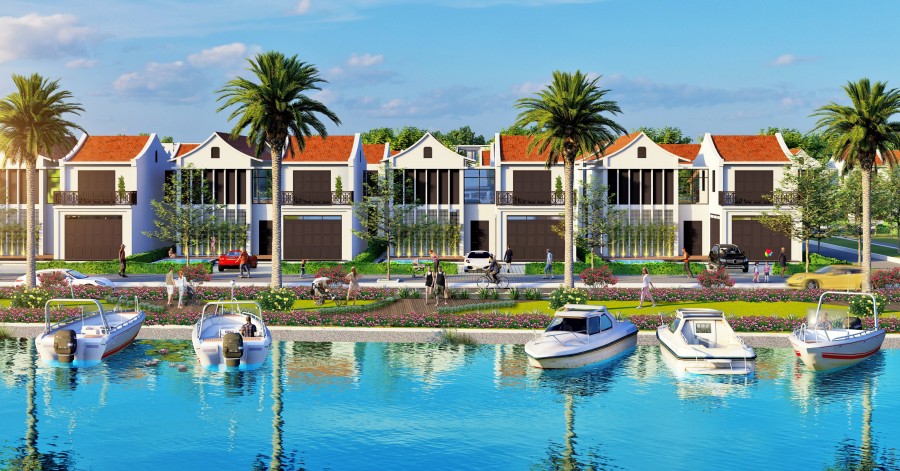KHU BIỆT THỰ ROSA RIVERSIDE CAO CẤP SANG TRỌNG NẰM NGAY ĐIỆN DƯƠNG, ĐIỆN BẢN