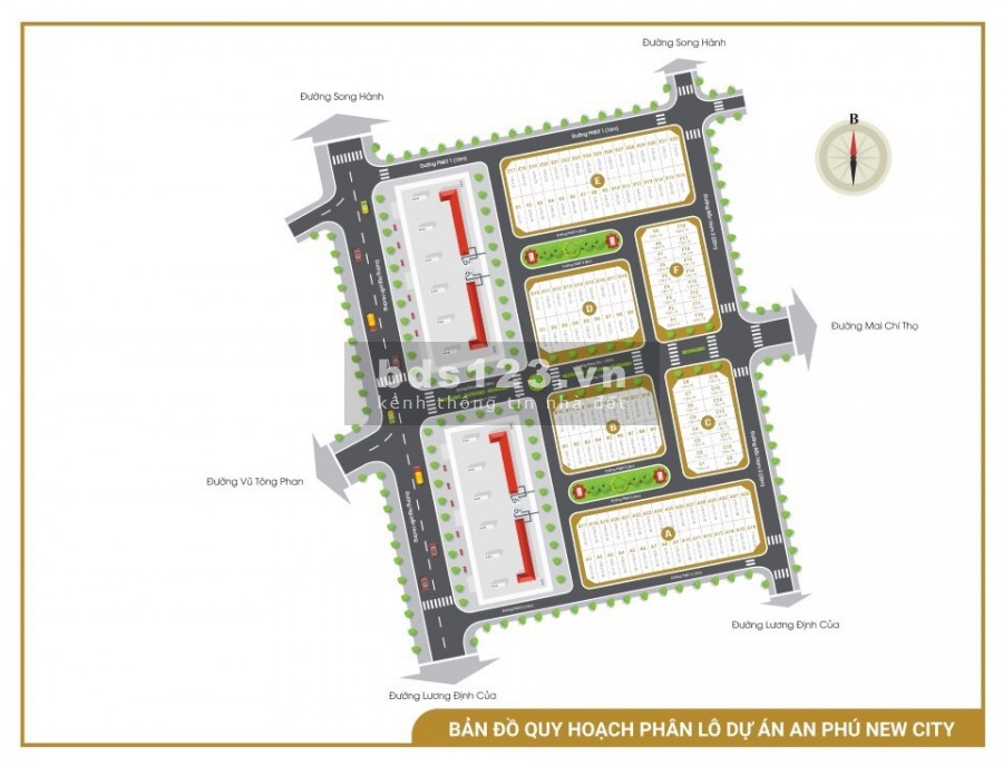 Giai đoạn cuối ngay dự án An Phú NewCity, MT đường Nguyễn Hoàng, Quận 2. Diện tích 100m2 Giá 4.5 tỷ