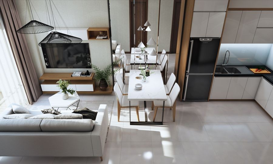 Cần bán căn hộ Bcons Suối Tiên 2 phòng ngủ rộng 55,2m2 full nội thất, nhiều tiện ích