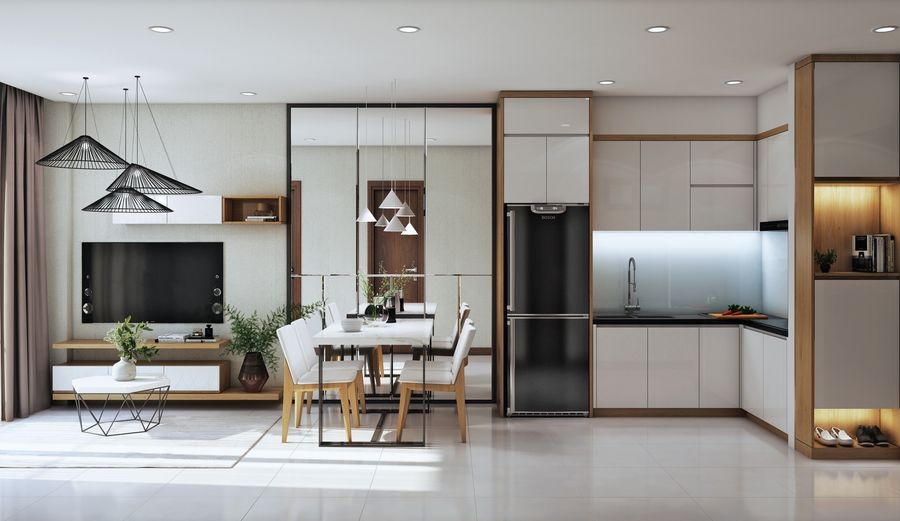 Cần bán căn hộ Bcons Suối Tiên 2 phòng ngủ rộng 55,2m2 full nội thất, nhiều tiện ích