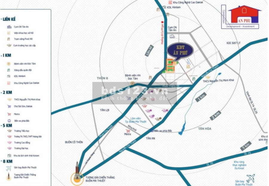 Khu dân cư Hà Huy Tập – Khu đô thị Ân Phú bảng giá đất chi tiết 2021