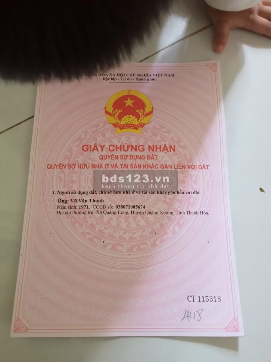 Bán nhà sổ hồng tại Hoà Long An 125m2