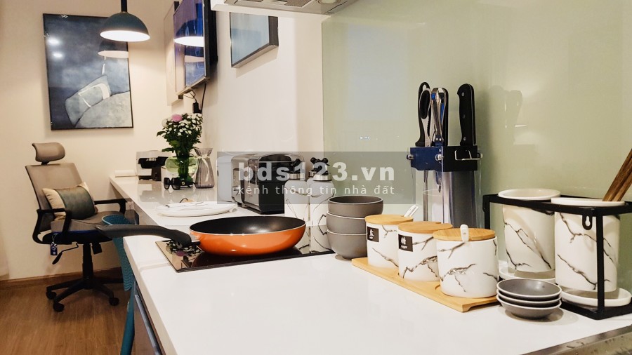 Cho thuê căn hộ 1 phòng ngủ, DT 32m2 nội thất cơ bản và đủ đồ giá từ 5,5 tr/th Vinhomes Greenbay