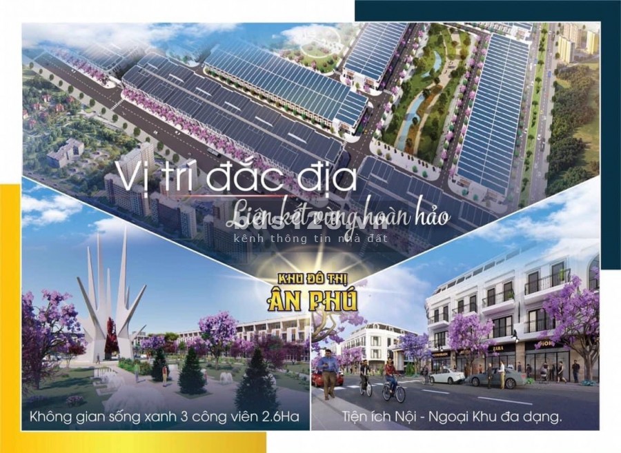 [Mở Bán] Phân Khu SPORTA thuộc KĐT ÂN PHÚ Liền kề KCN Tây Nguyên Đã có sổ Chỉ 22 TRIỆU/M2