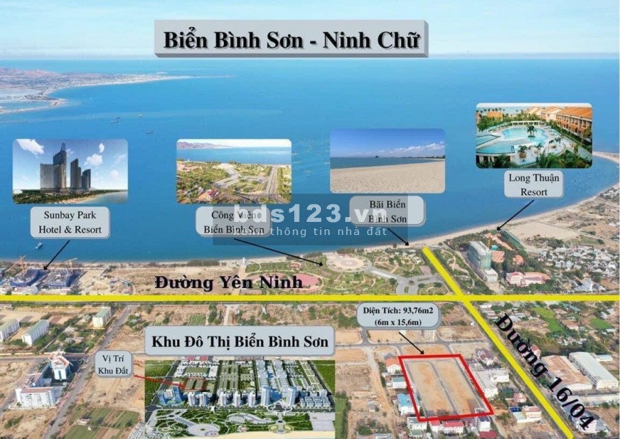 Thật dễ dàng sỡ hữu đất nền tuyệt đẹp tại ven biển khu đô thị biển Bình Sơn K2