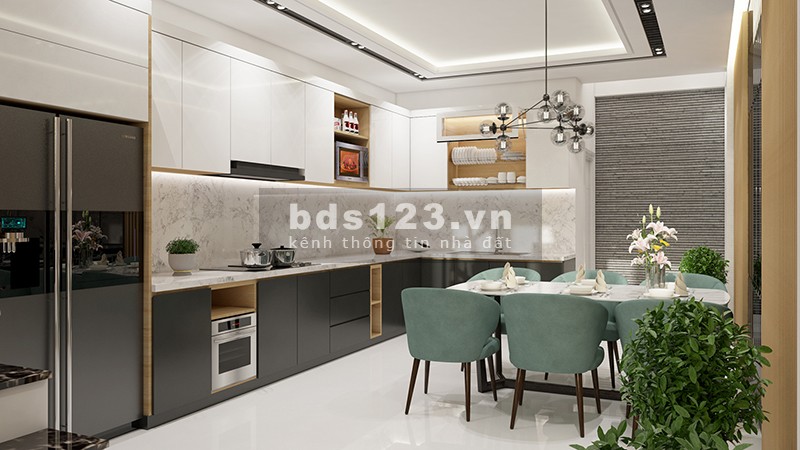Nhà Mới Liền Kề Siêu Thị MM Mega 1 trệt , lửng 3 lầu đường 18m sổ riêng hoàn công