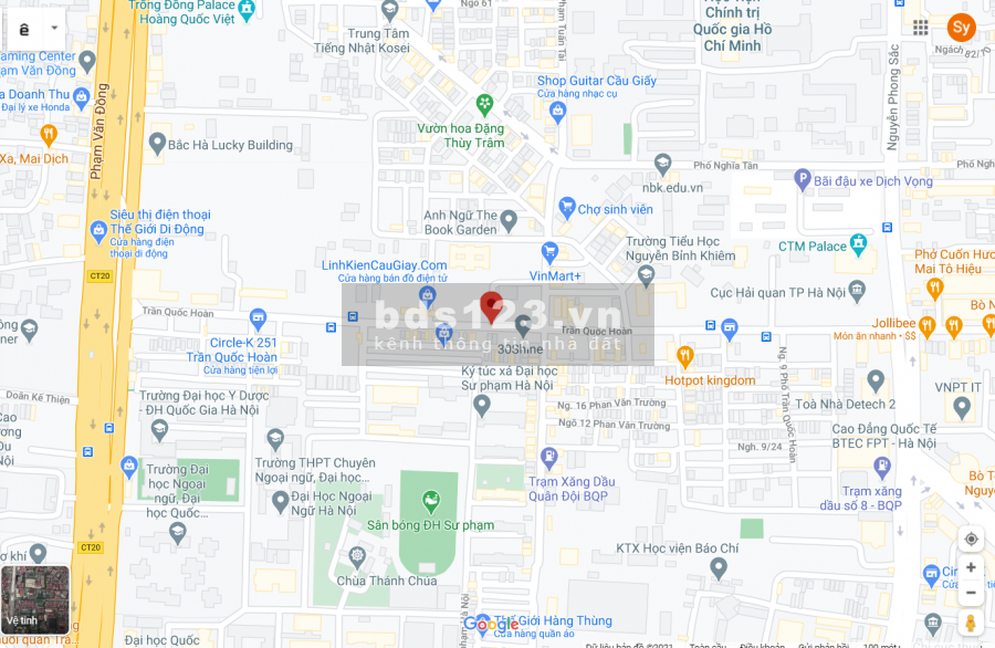 Bán nhà chính chủ 7 tầng, tại Trần Quốc Hoàn, Cầu Giấy. DT 40.5m2 x Mt 4m, giá 8 tỷ