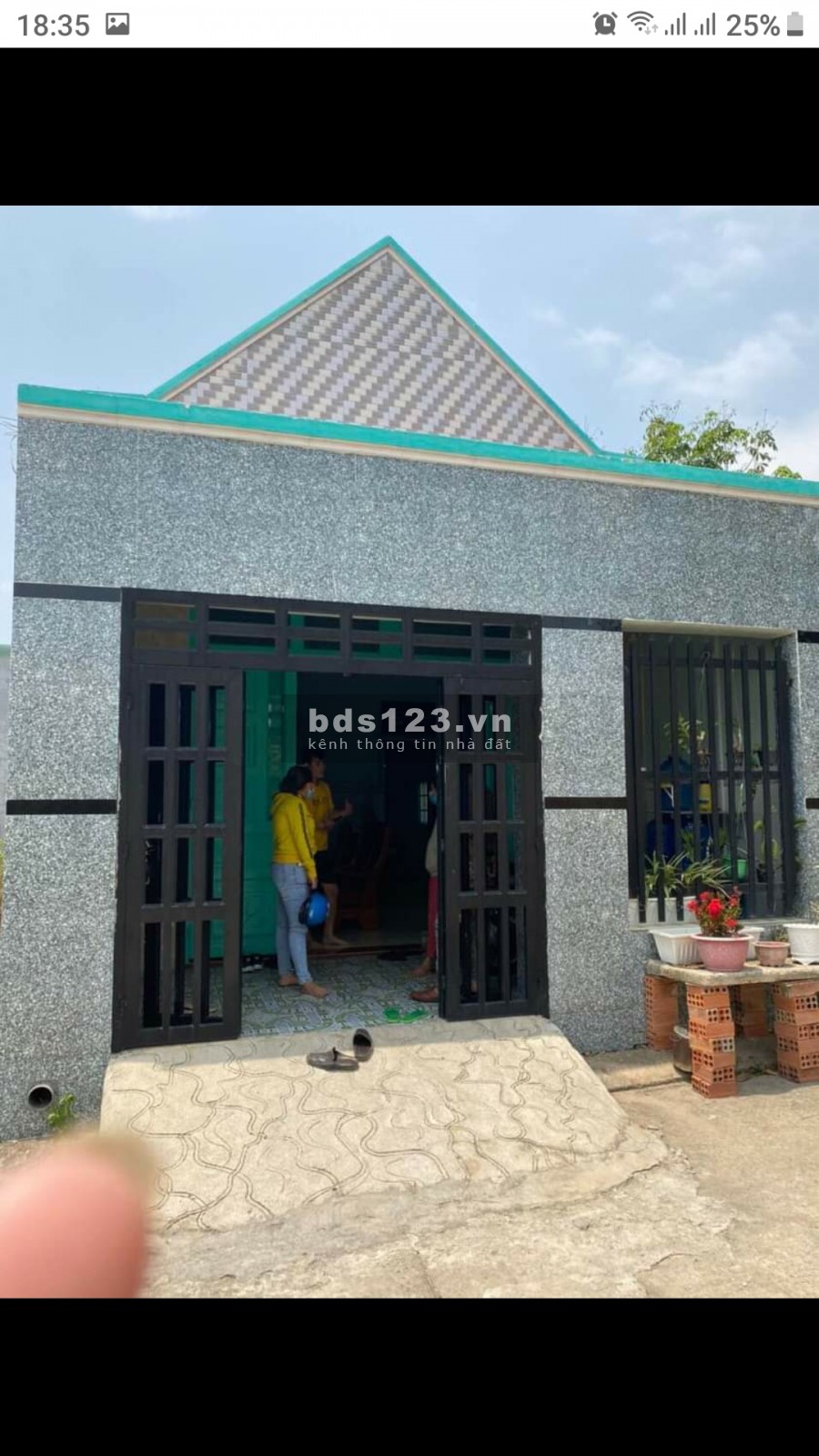 Vỡ nợ sang gấp căn nhà mặt tiền 77m2 (5x15.5m) sổ riêng thổ cư 100%, sát chợ, khu công nghiệp
