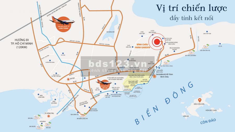 Tôi cần bán 9000m2 đã tách 9 sổ, gần suối nước nóng Bình Châu, tiện xây nhà vườn, đầu tư để dành, chỉ có 1,1tỷ (1tr/m2).