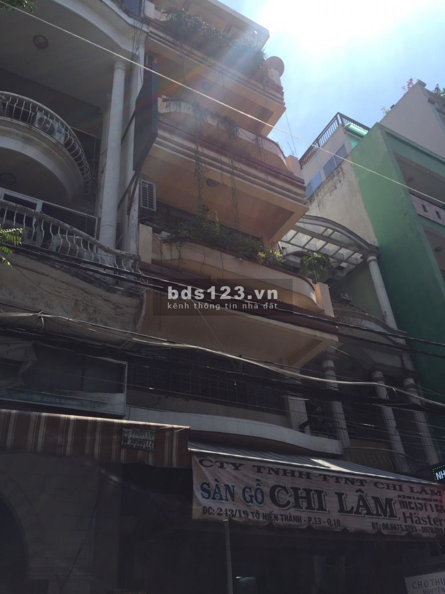 Cho thuê nhà nguyên căn hẻm ô tô Tô Hiến Thành P13 Q10