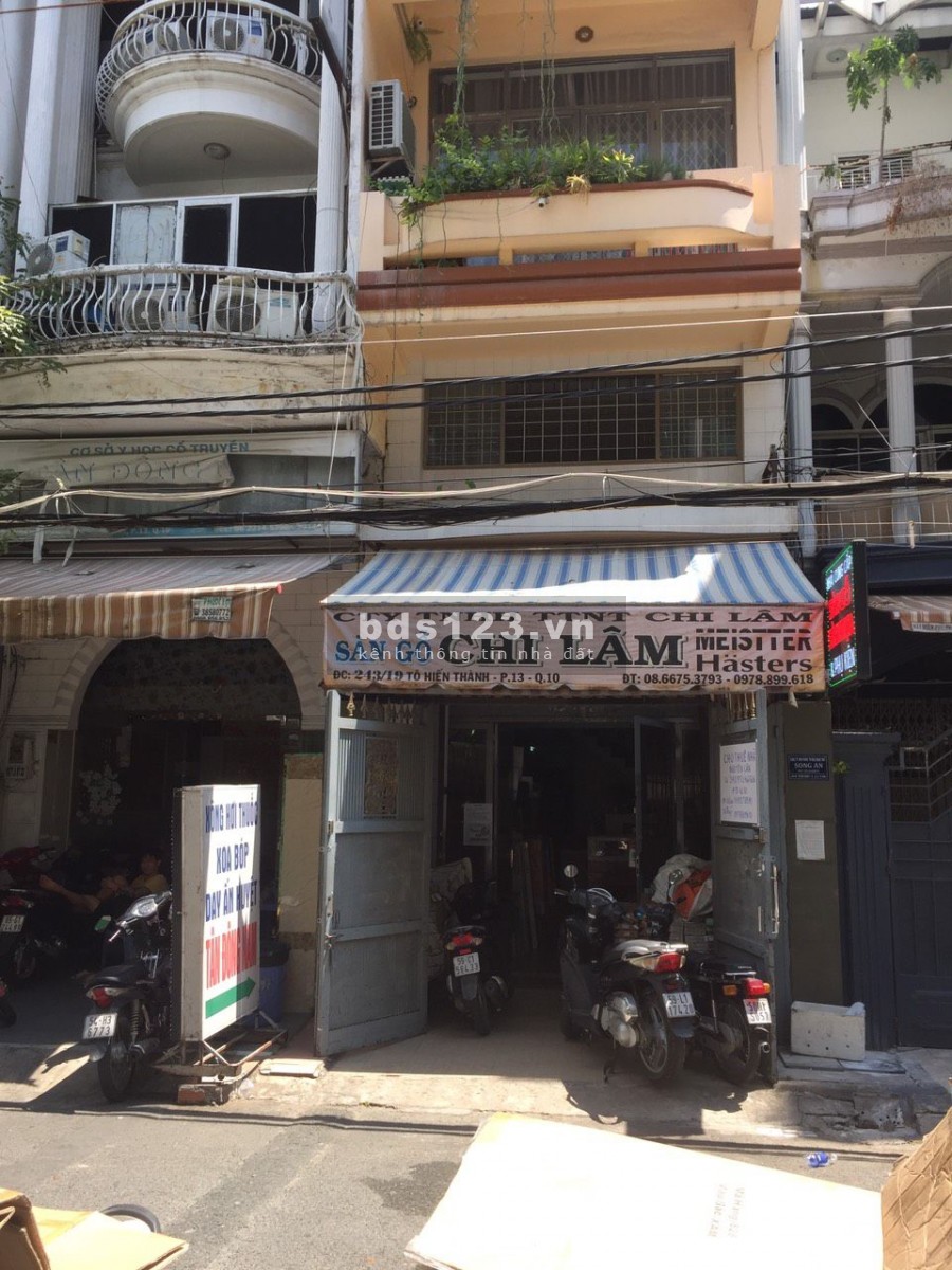 Cho thuê nhà nguyên căn hẻm ô tô Tô Hiến Thành P13 Q10
