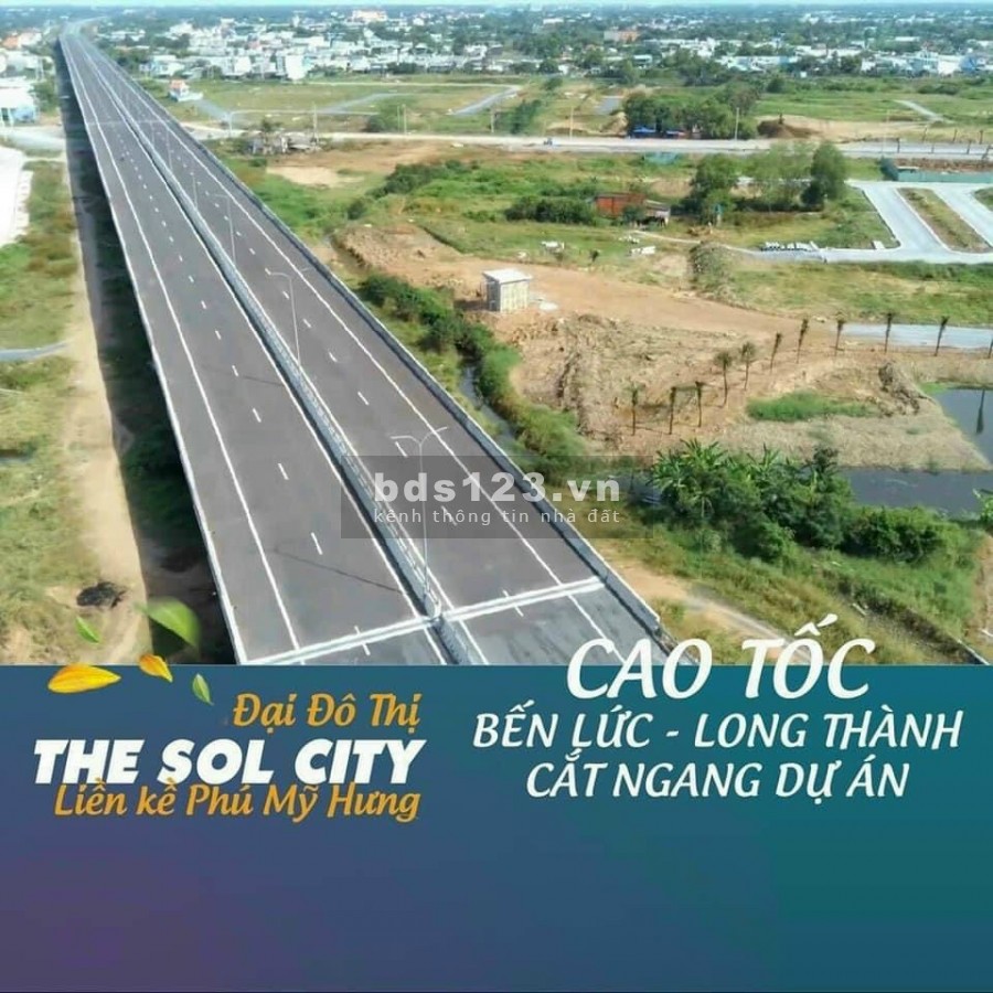 Nhà phố 3 thế hệ 2 lầu tại khu dự án cấp cao The Sol cạnh chợ Hưng Long