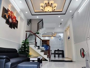 Bán Nhà 2 Lầu + Sân Thượng Siêu Đẹp Nguyễn Thị Tú, Q Bình Tân Ô Tô Đỗ Cửa, DTSD 162m2
