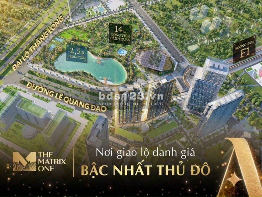 THE MATRIX ONE căn hộ cao cấp nhất Tây Hà Nội chỉ cần 500tr