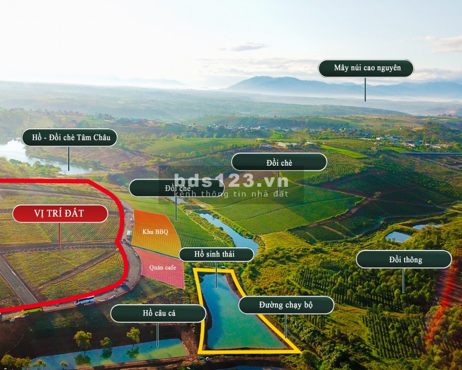 Đất Bảo Lộc Khu Biệt Thự Nghĩ Dưỡng 300m2