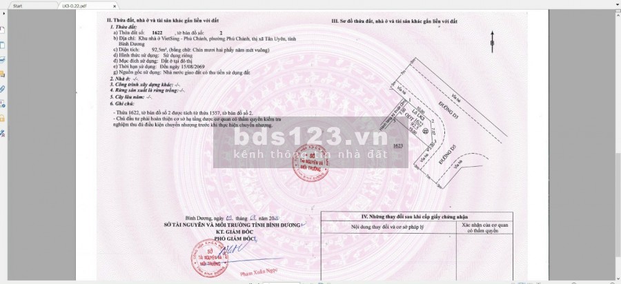 Cần bán gấp lô góc ở visip2, sổ sẵn, công chứng ngay