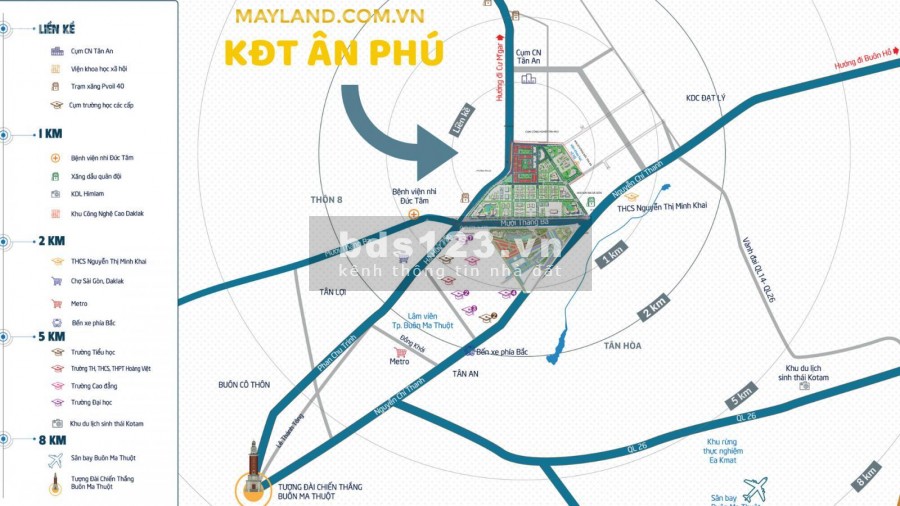 Mua bán đất nền giá rẻ phường Tân An, Buôn Ma Thuột, Đăk Lăk tháng 3/2021