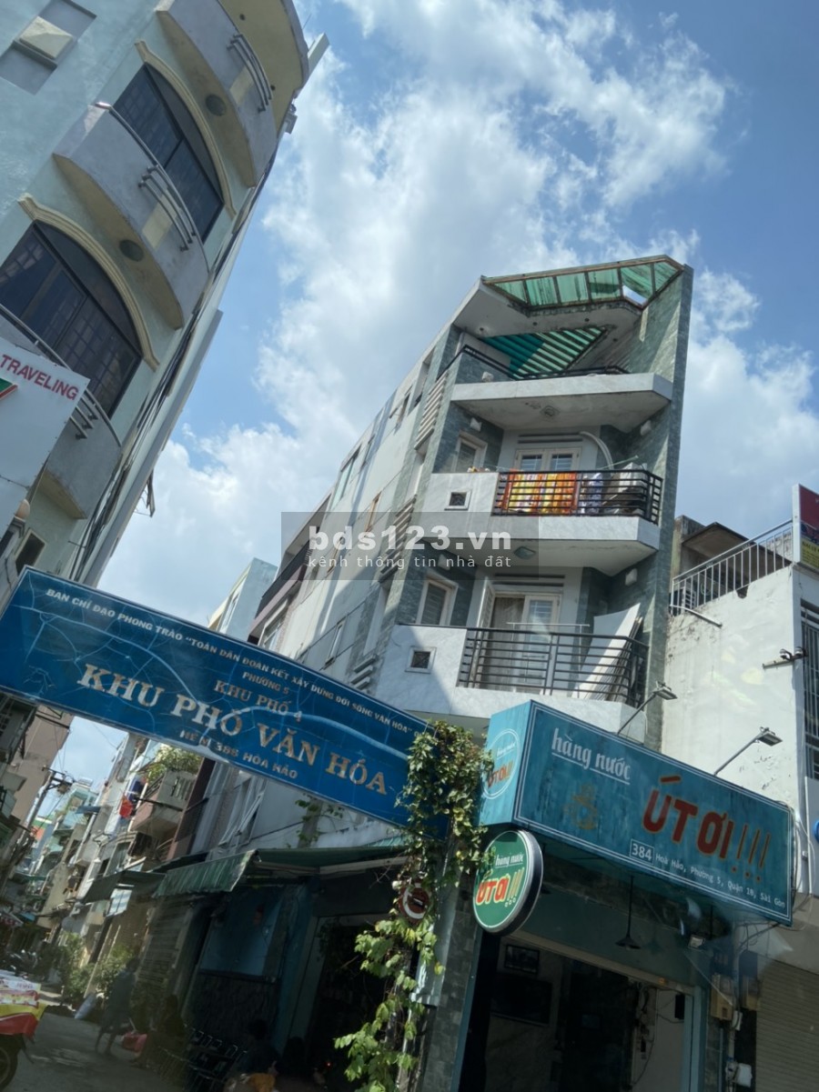 Bán nhà 2 mặt tiền 384 Hòa Hảo p5 Quận 10 giá 14.5 tỷ