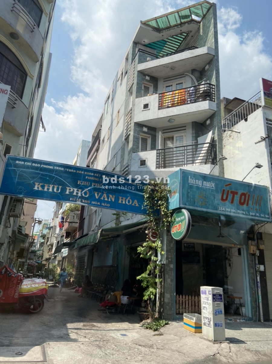 Bán nhà 2 mặt tiền 384 Hòa Hảo p5 Quận 10 giá 14.5 tỷ