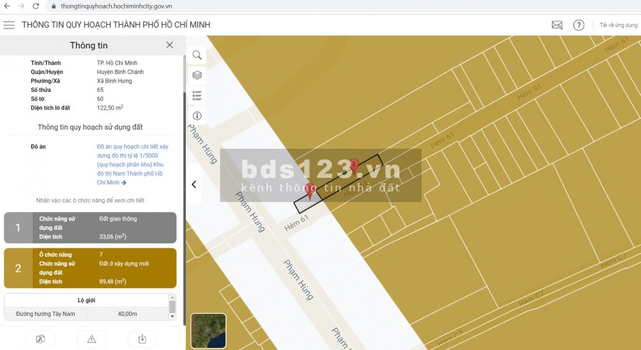 Bán nhà 2 mặt tiền đường phạm hùng kế siêu thị satra Phạm Hùng 14.5 tỷ