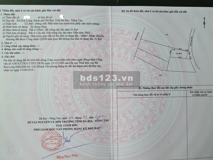 Đất Mặt Tiền Hòa Long Khu Đông Dân Cư Uy Tín Số 1 Bà Rịa