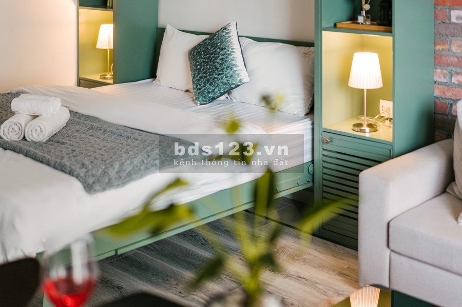 cho thuê căn hộ studio full đồ tại Vinhome D'capitale 9tr/tháng
