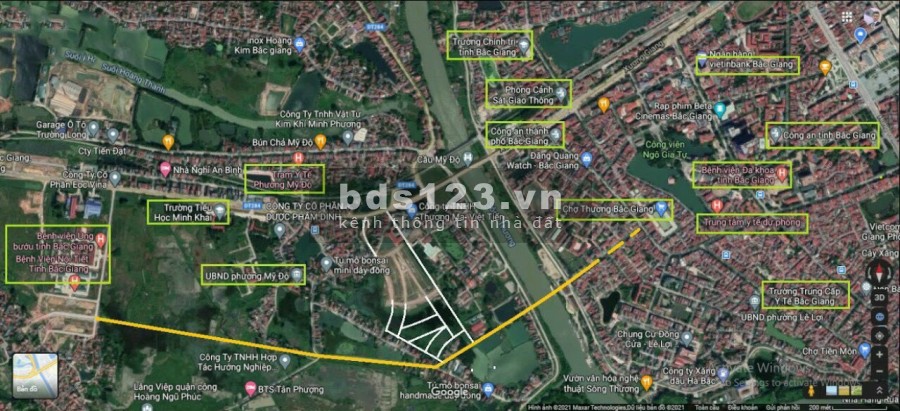 Bán đất nền DA KĐT Mỹ Độ - TP. Bắc Giang, 10tr/m2