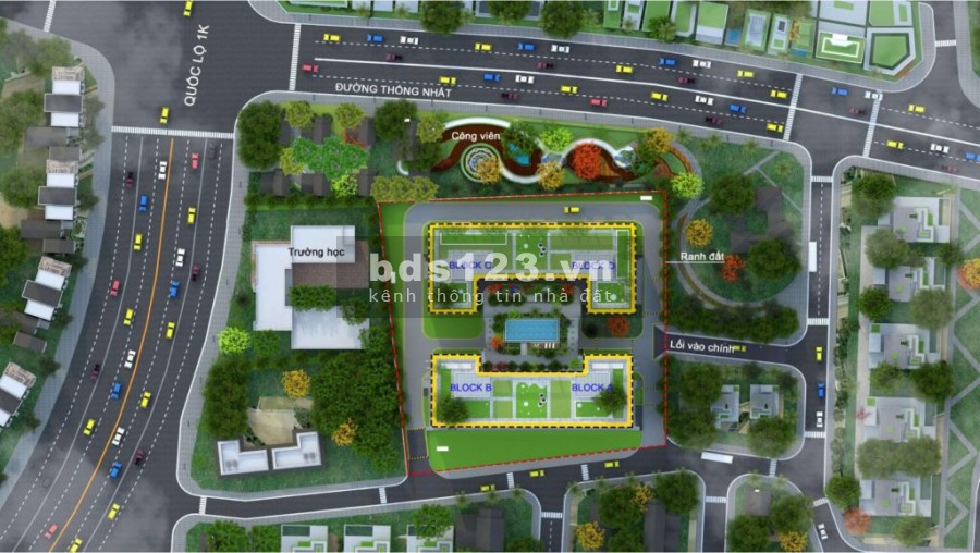 Căn Hộ Làng Đại Học Thủ Đức - Sổ hồng vĩnh viễn - Mặt tiền Đại Lộ 32m - BXMĐ Mới - Ga Metro