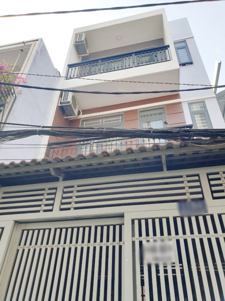 Nhà (dt đất 58.3m) hẻm 4m gần MT đường Phạm Hùng P4 Q8