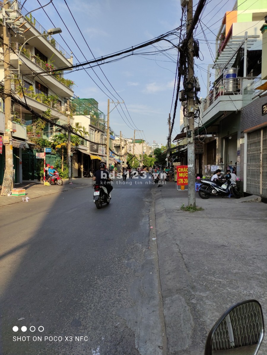 Bán nhà 78 Khuôn Việt, hòa thạnh Tân Phú, 93m2, 3 tấm, ngang 7,5 nở hậu 8,5, kinh doanh cực thuận lợi.