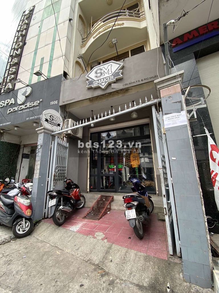 Cho thuê Mặt bằng Mặt tiền Huỳnh Văn Bánh, P.12, Q.Phú Nhuận. 25triệu.