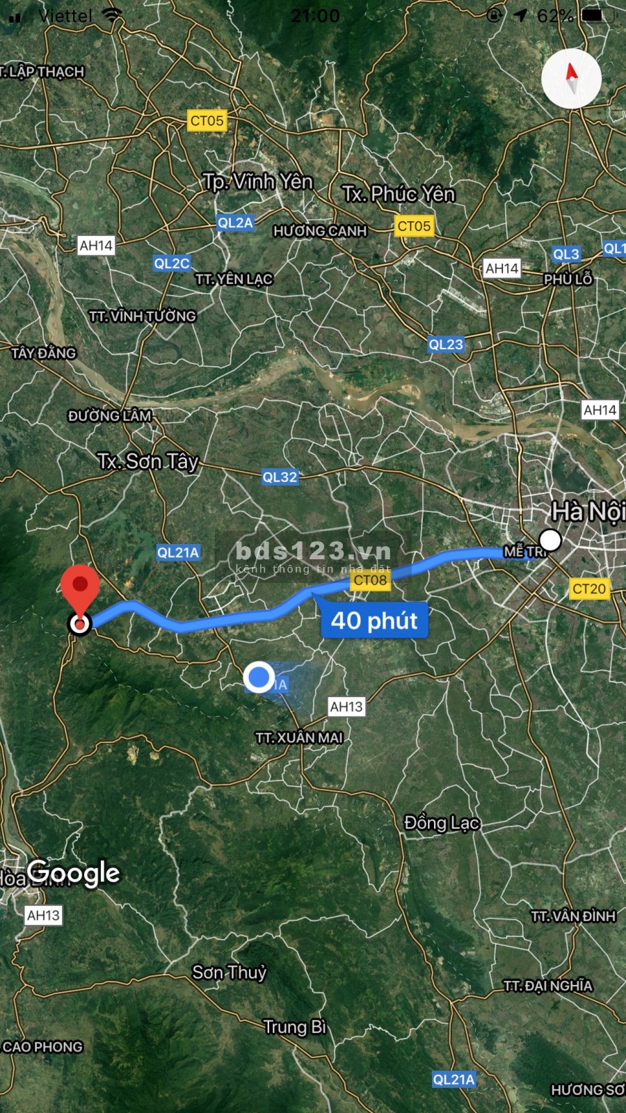 Đất nghỉ dưỡng, sinh thái view cao cảnh quan núi đẹp giá rẻ tại Yên Trung, Thạch Thất, Hà Nội