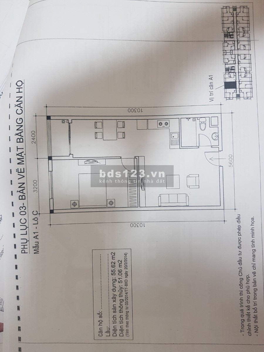 Căn Hộ Hiệp Thành Building 56m² 1PN 1WC Giá 1,62tỷ
