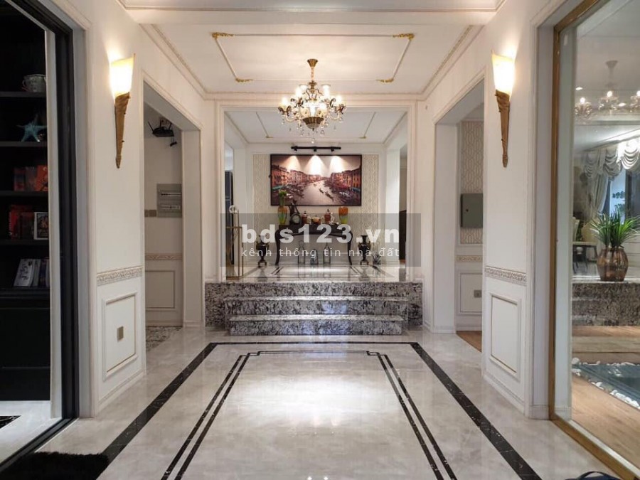 Villas Phú Mỹ Hưng - Góc 2 mặt tiền. DTCN 339m2 . Tuyệt mỹ kiến trúc hiện đại 66 tỷ