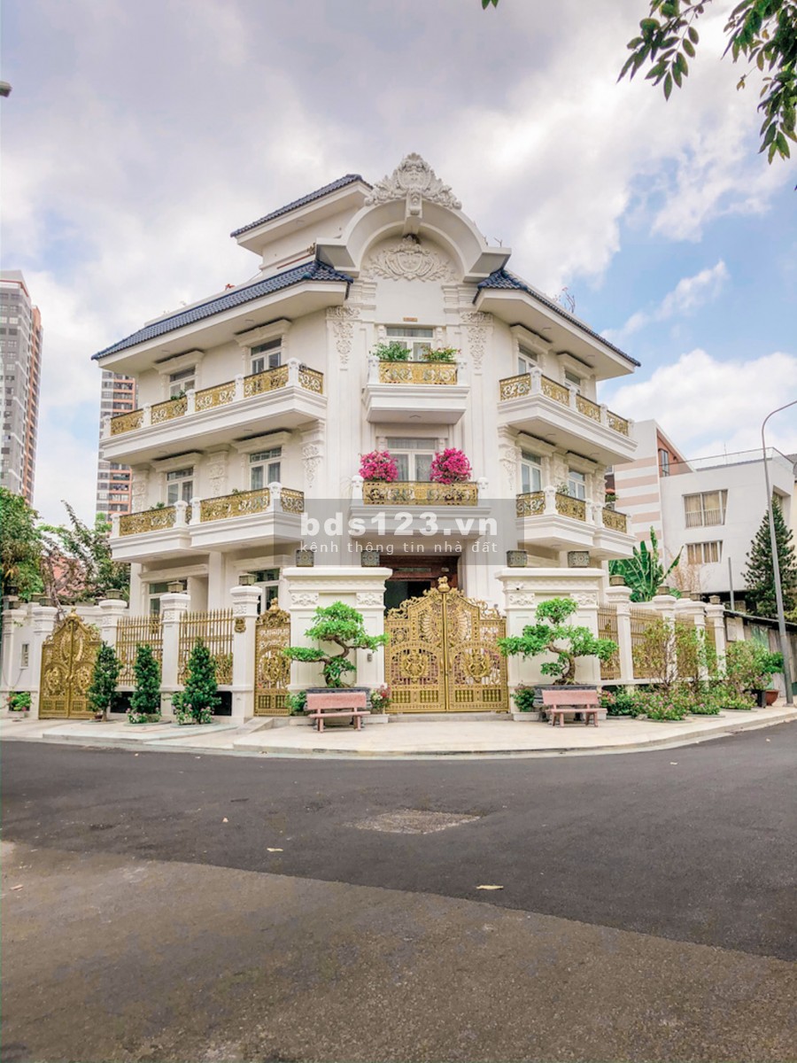 Cần Bán Biệt thự Góc KDC Garden Hill Phan Văn Trị P5 Gò Vấp 8 x 18m Hầm 4 Lầu Tum Giá 28.7 tỷ TL