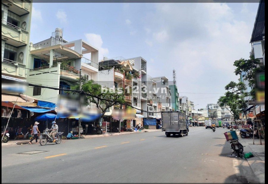 Nhà MTKD trong chợ Phú Lâm Q6. Có vỉa hè rộng DT 4x18M giá 23tr