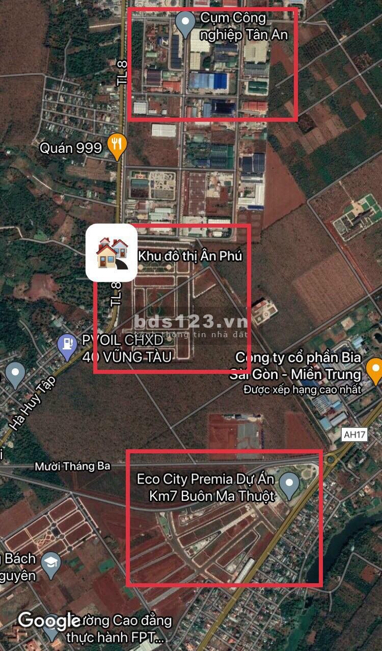 ĐẤT ĐÔ THỊ SỔ ĐỎ TRUNG TÂM TP BUÔN MA THUỘT, GIÁ TỐT PHÁP LÝ CHUẨN