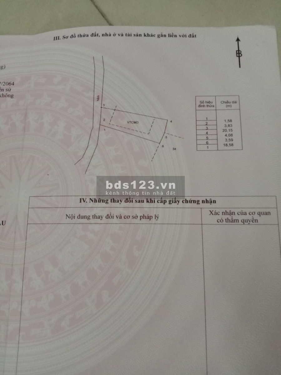 Bán lô đất 2 Mặt tiền đường nam kỳ khởi nghĩa ngay trường Cao Đẳng nghề Bà Rịa Vũng Tàu