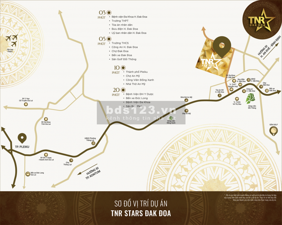 Tinh Hoa Đất Vàng ''TNR Stars Đak Đoa – Gia Lai '' - Nóng từng giờ , sinh lời từng ngày KĐT Thương mại kiểu mẫu đầu tiên quy mô lớn nhất Tây Nguyên.