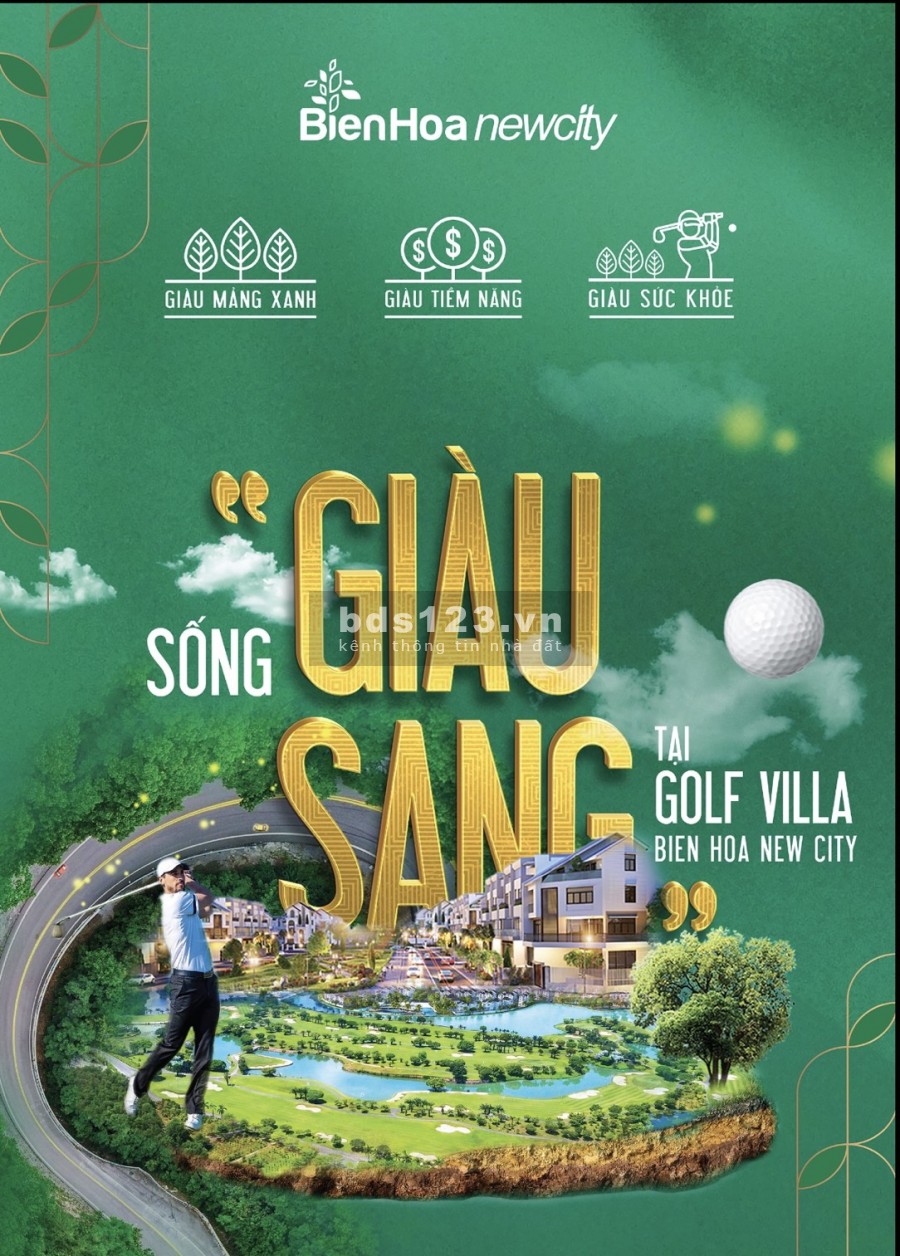 ĐẤT NỀN BIỆT THỰ CÓ SỔ ĐỎ TRONG KHU SÂN GOLF LONG THÀNH, LIỀN KỀ SÂN BAY QT LONG THÀNH. HOTLINE 0931219386