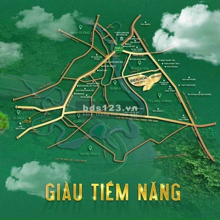 ĐẤT NỀN BIỆT THỰ CÓ SỔ ĐỎ TRONG KHU SÂN GOLF LONG THÀNH, LIỀN KỀ SÂN BAY QT LONG THÀNH. HOTLINE 0931219386