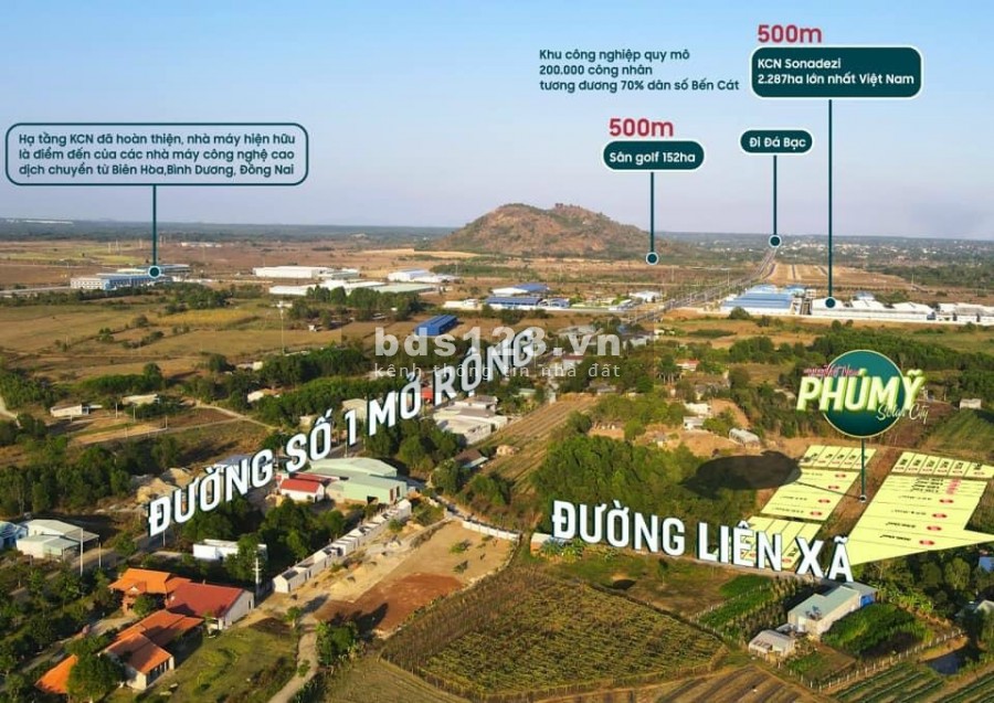Bán lô 5x30m 2MT đường giá đầu tư cực rẻ ngay KCN SONADEZI