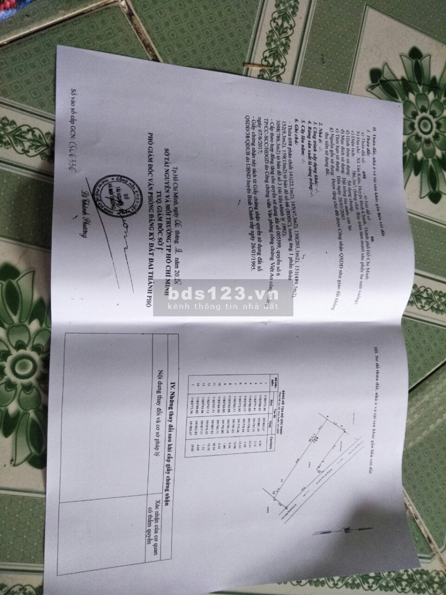 Bán đất Bình Chánh 25000ms tương đương 25 công - Giá 7 Tỷ / 1 công, chấp nhận cho mô giới chào khách