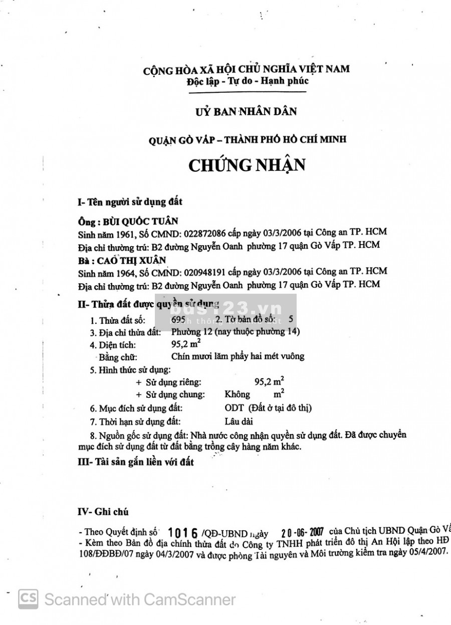 Đất giá giật mình 5x19 chỉ 70tr đường 59.