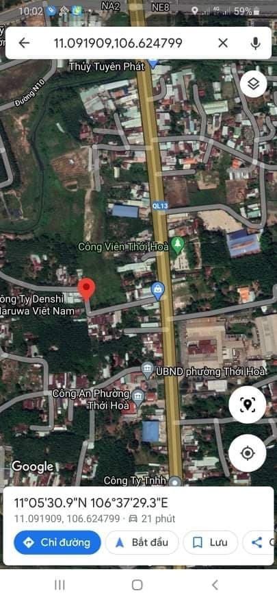 Đất Bến Cát Bình Dương ngay UBND phường Thới Hòa giá rẻ