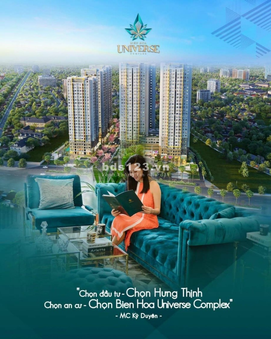 CĂN HỘ CAO CẤP BIÊN HÒA UNIVERSE COMPLEX, GIÁ TỪ 2,1 TỶ/CĂN, NGÂN HÀNG HỖ TRỢ VAY 70% - 20 NĂM