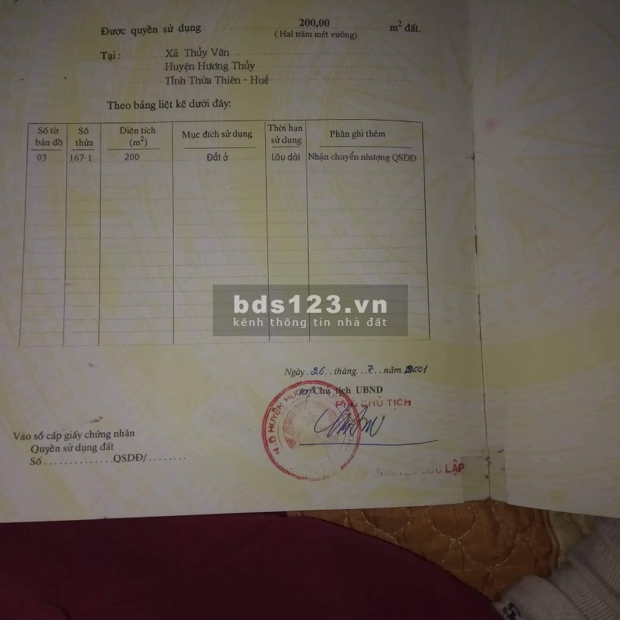 BÁN LÔ ĐẤT ĐẸP 2 MẶT TIỀN CÓ THỂ TÁCH THỬA GẦN ROYAL PARK. LH 0702788074 MS VÂN